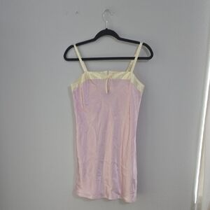 Jones New York Cream and Pink Dress